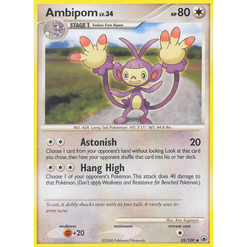 Verified Ambipom - Majestic Dawn Pokemon Cards | Whatnot