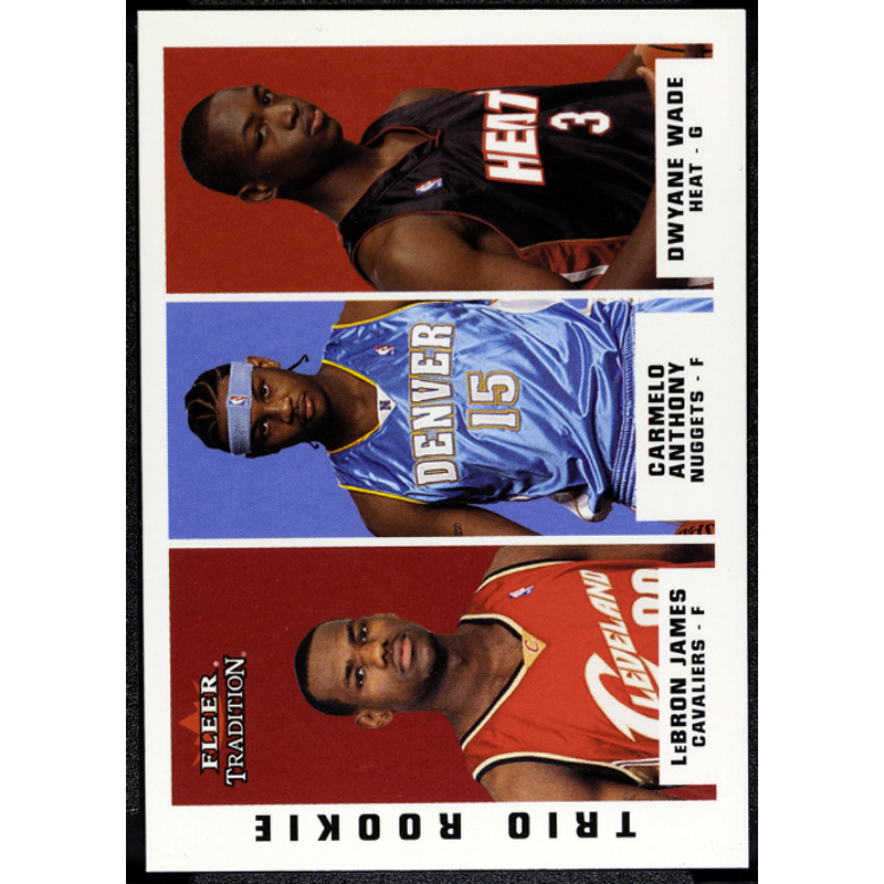 Anthony/James/Wade - 2003 Fleer Tradition (Rookie Trio)