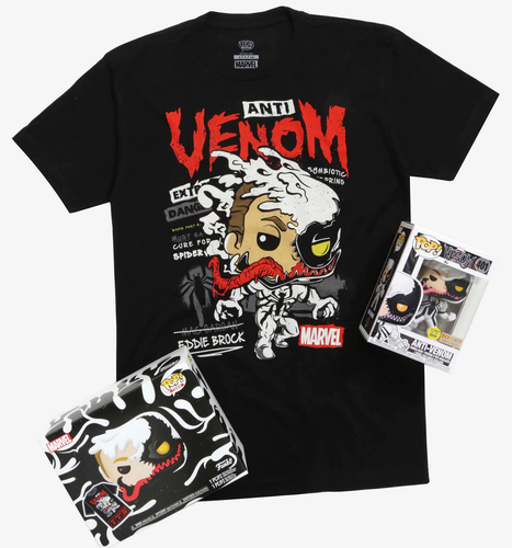 Verified Anti-Venom (Eddie Brock) (Glow in the Dark) and Anti-Venom Tee ...