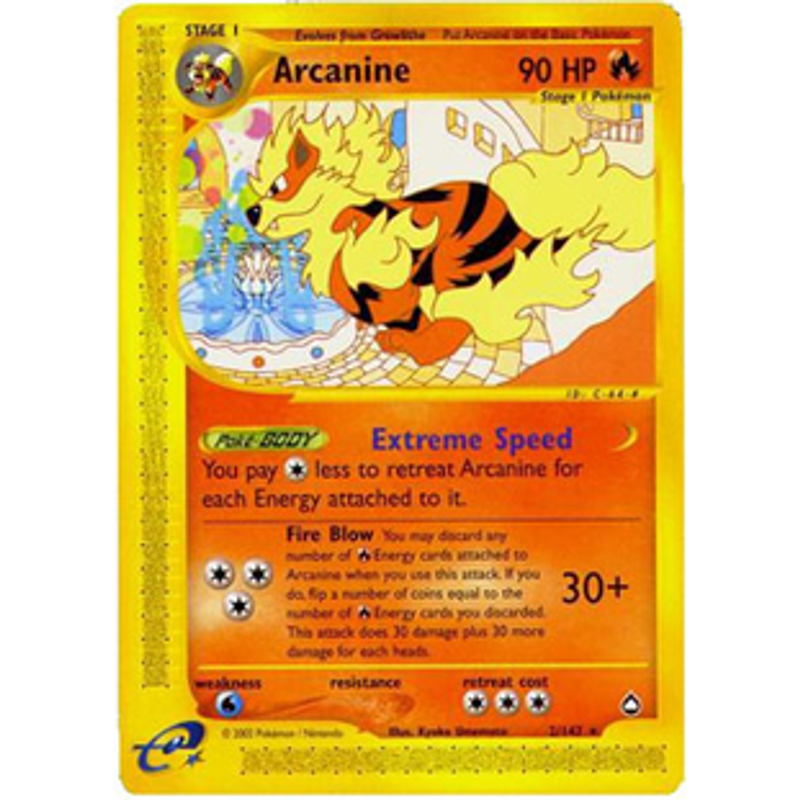 Arcanine (H2) - Aquapolis