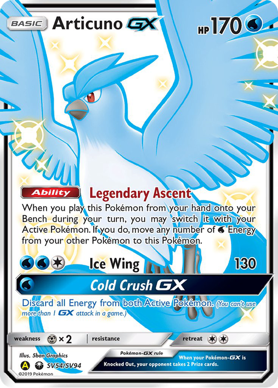 Verified Articuno Gx Shiny Vault Pokemon Cards Whatnot