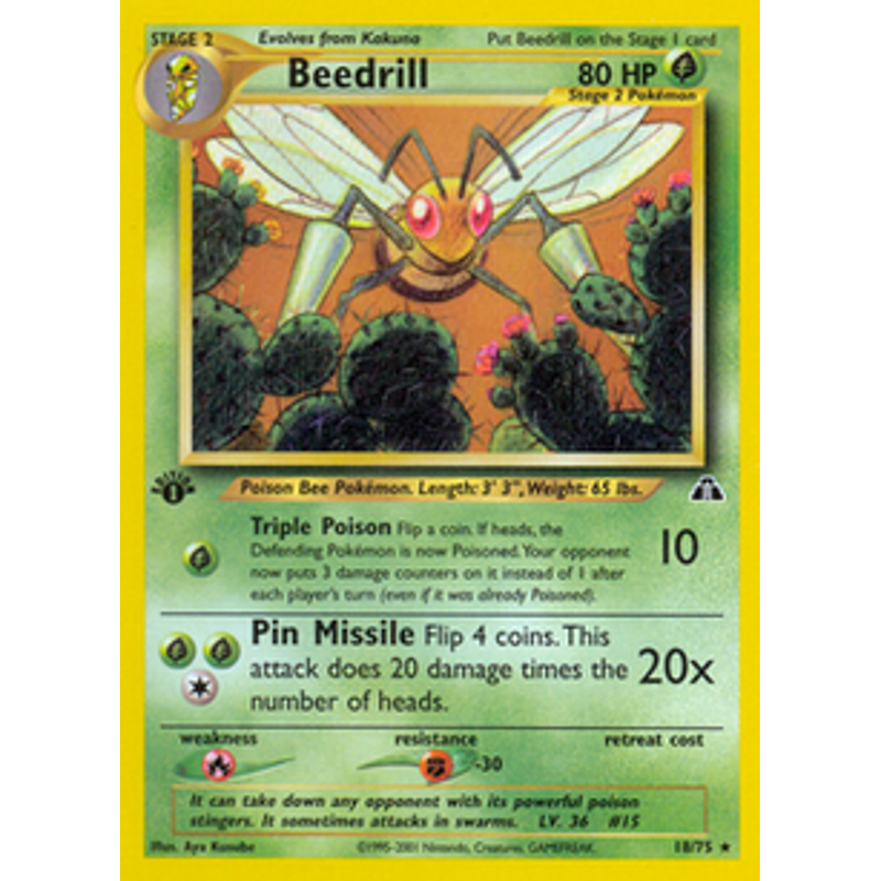Beedrill - Neo Discovery (1st edition)