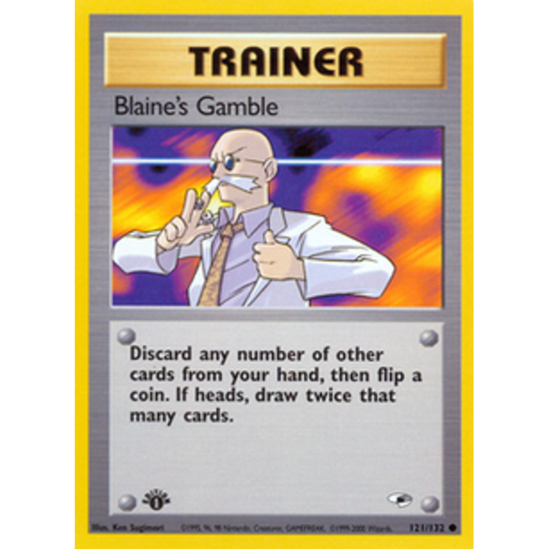 Blaine's Gamble - Gym Heroes (1st edition)