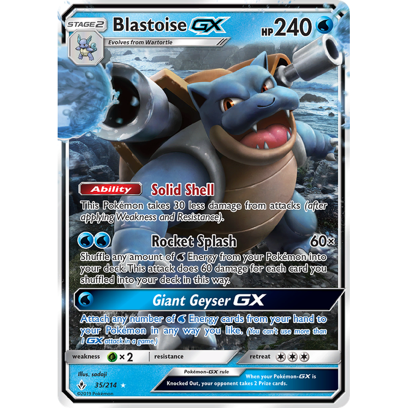 Pokemon Wartortle GX