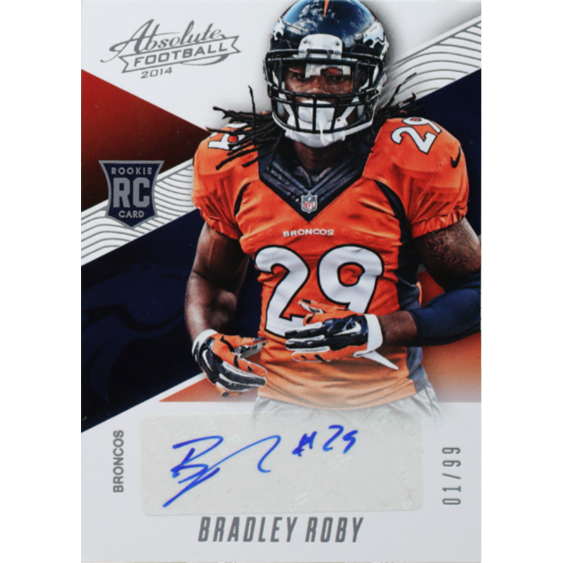 Bradley Roby - 2014 Panini Absolute Rookies Autographs Spectrum Silver