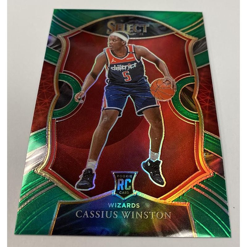 Cassius Winston - 2020 Panini Select Concourse (Green & Red)