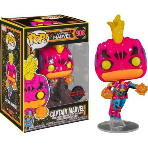 captain marvel blacklight funko