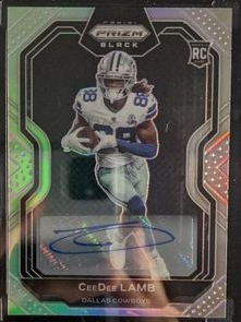 Verified Ceedee Lamb 2020 Panini Chronicles Prizm Black Autographed Panini Cards Whatnot