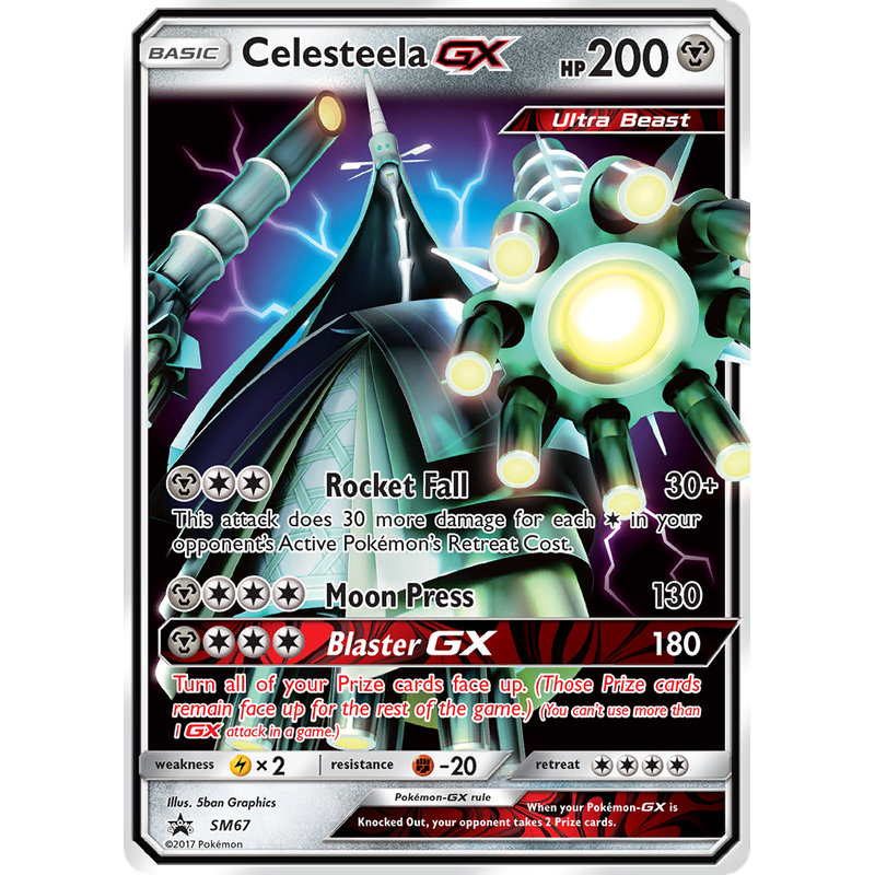 Verified Celesteela-GX - SM Black Star Promos by Pokemon Cards