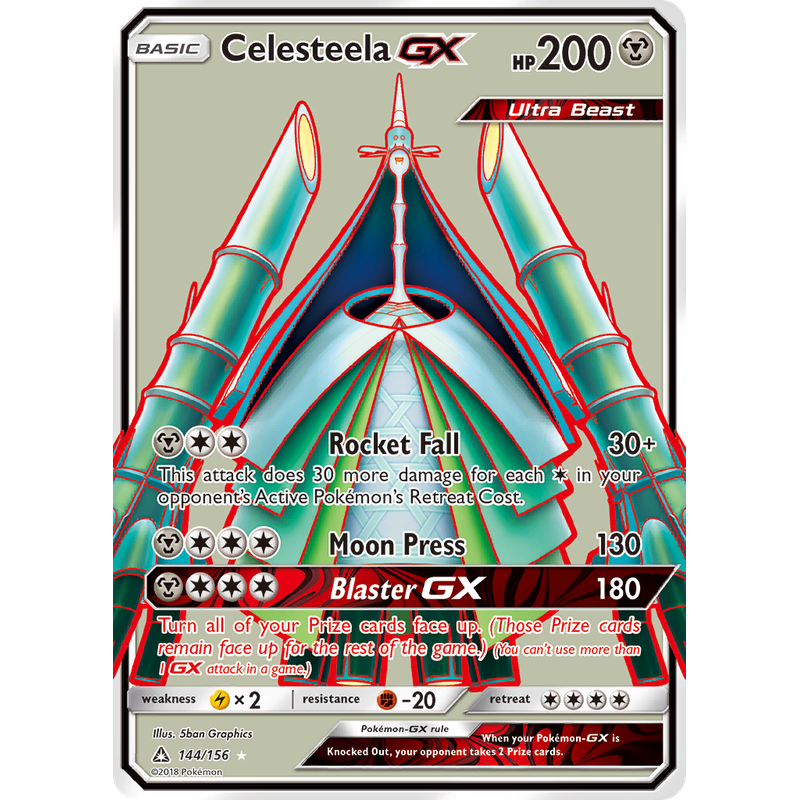 Verified Celesteela-GX - Ultra Prism by Pokemon Cards