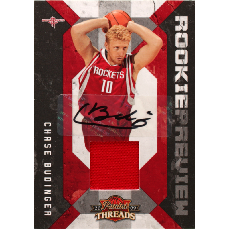 Chase Budinger - 2009 Panini Threads Rookie Preview Autographs