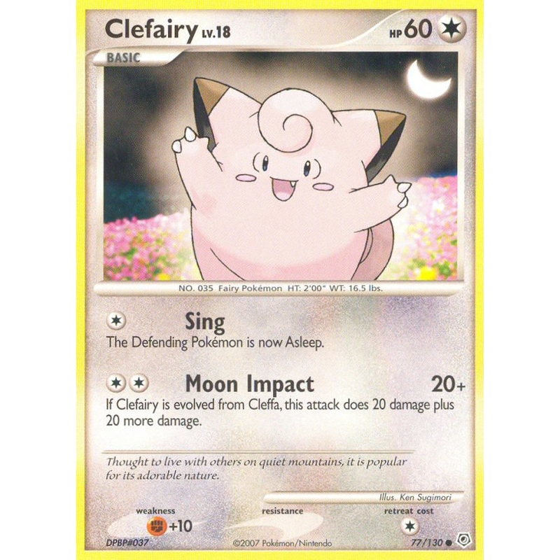 Clefairy Diamond & Pearl Pokemon Cards | Whatnot