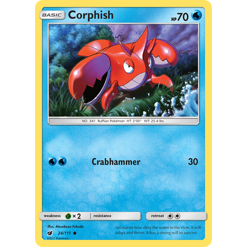 Verified Corphish - Crimson Invasion by Pokemon Cards | Whatnot