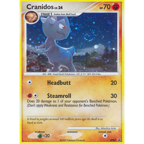 Cranidos Silver/Blue Coin Pokemon TCG P489 