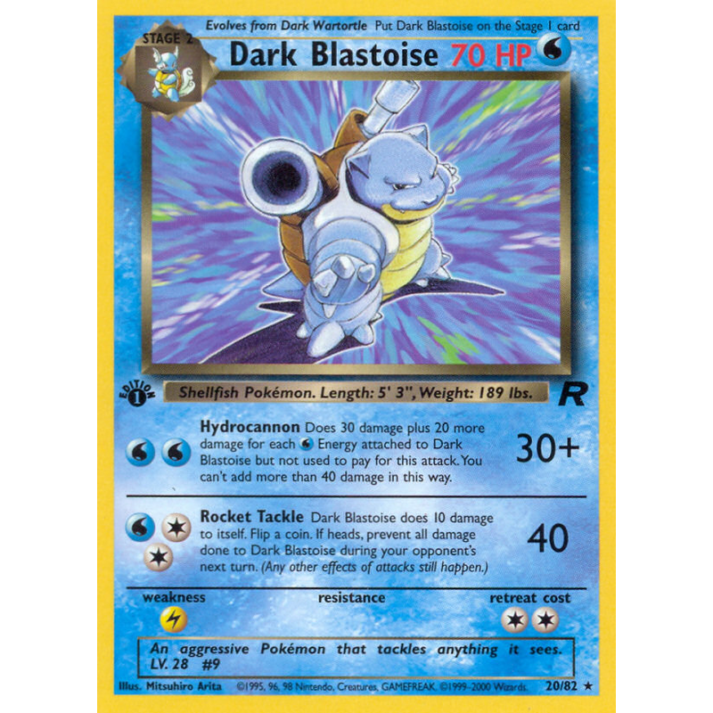 Verified Dark Blastoise Team Rocket Pokemon Cards Whatnot