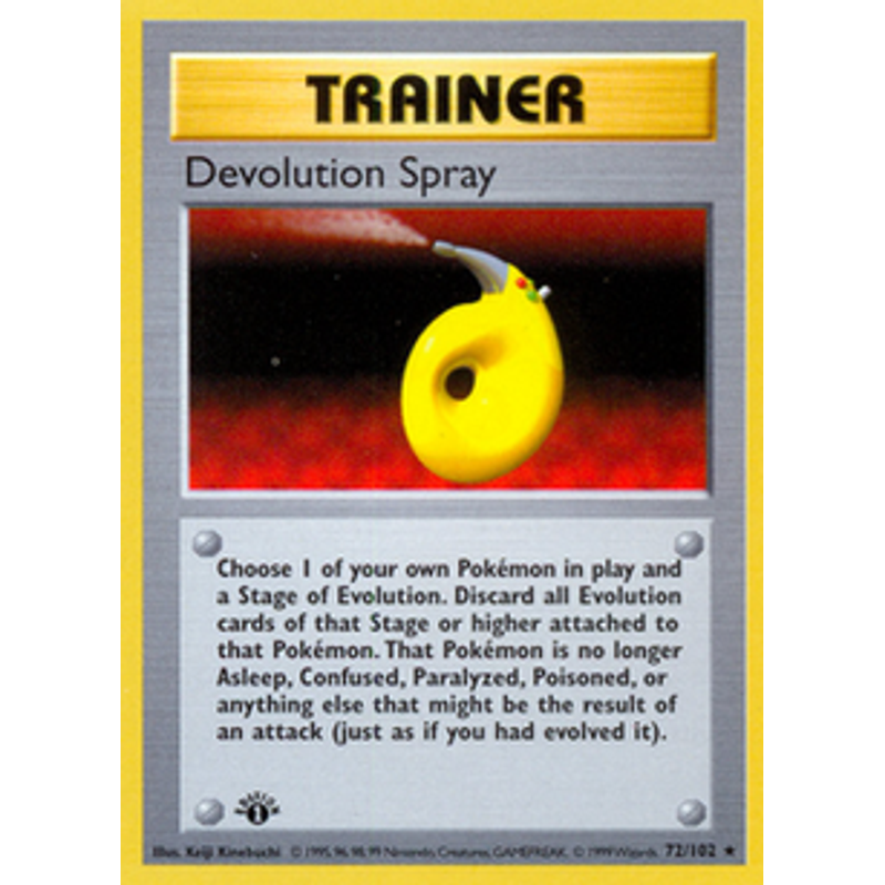 Devolution Spray - Base Set (1st edition)