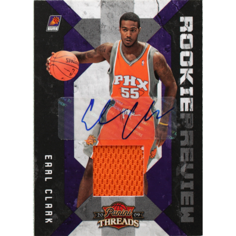 Earl Clark - 2009 Panini Threads Rookie Preview Autographs