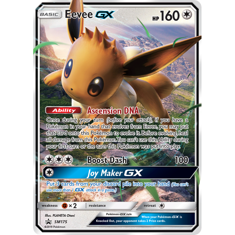 Verified Eevee-gx - Sm Black Star Promos Pokemon Cards 