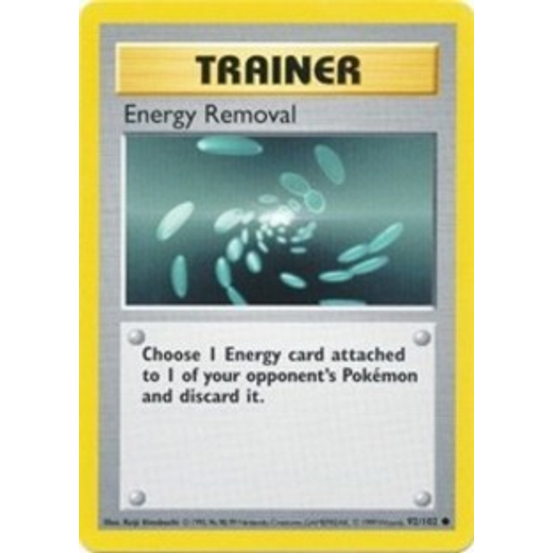Energy Removal - Base Set (Shadowless)