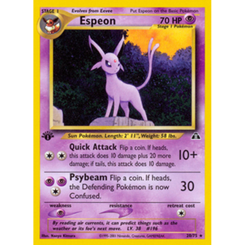 Espeon (20) - Neo Discovery (1st edition)