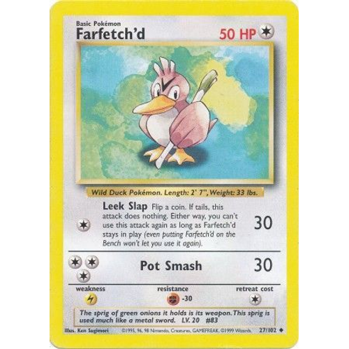 Pokemon TCG - (Uncommon) - Farfetch'd LV.20