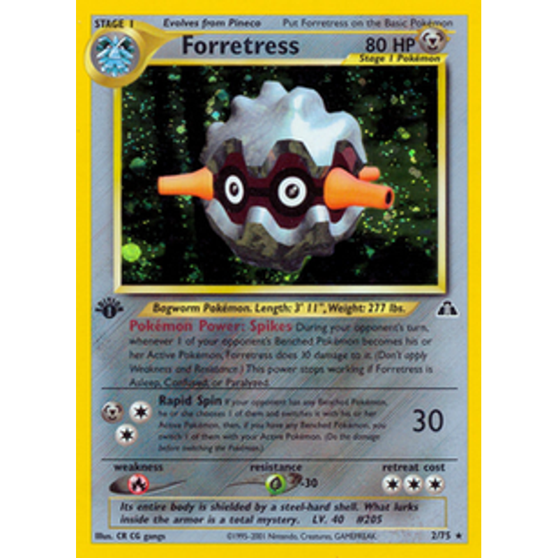 Forretress (2) - Neo Discovery (1st edition)