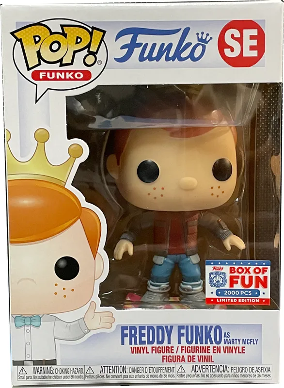 Funko Freddy as Marty mcfly (Limited popular edition 2000 PCS)