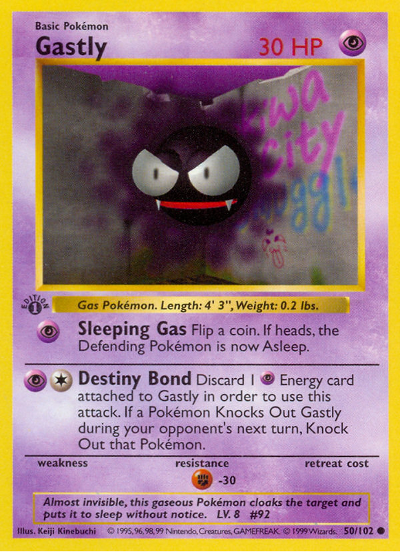 Verified Gastly Base Pokemon Cards Whatnot