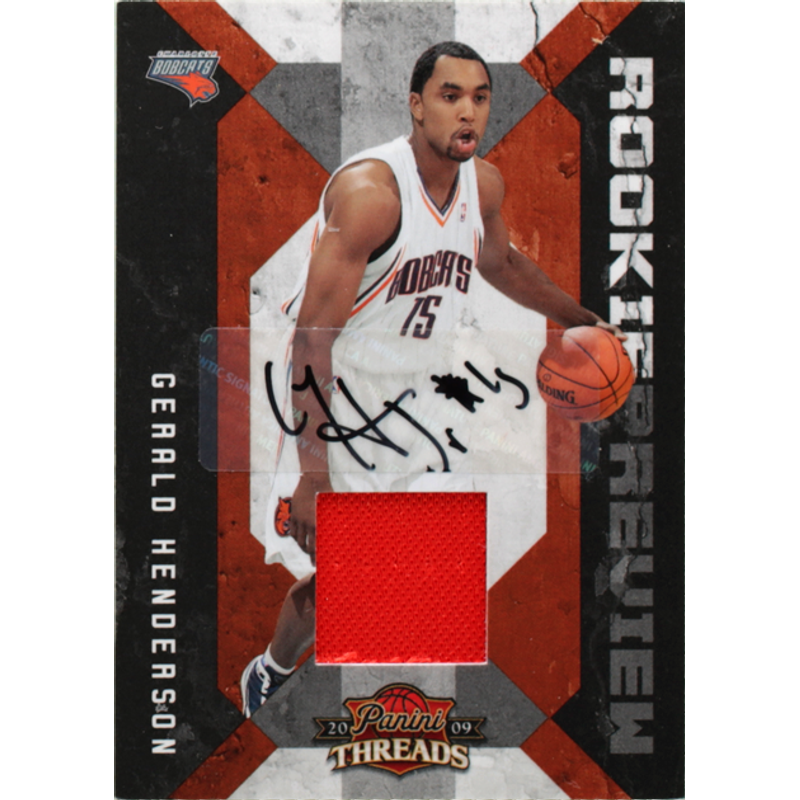Geral Henderson - 2009 Panini Threads Rookie Preview Autographs