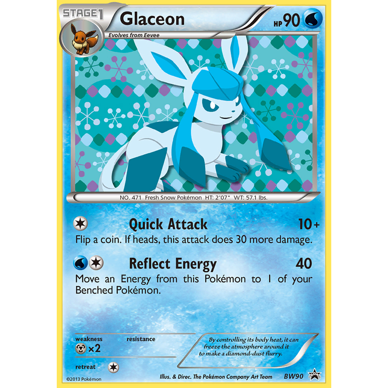 Verified Glaceon - BW Black Star Promos Pokemon Cards | Whatnot