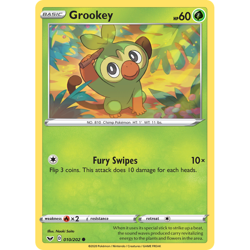 Grookey  Pokémon Sword e Pokémon Shield