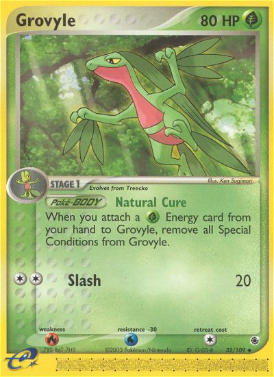 Verified Grovyle Ruby & Sapphire Pokemon Cards Whatnot
