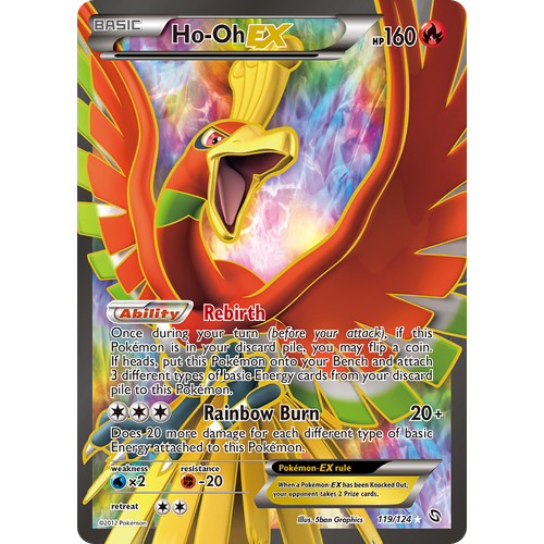 Ho-Oh-EX (Full Art) - 119/124