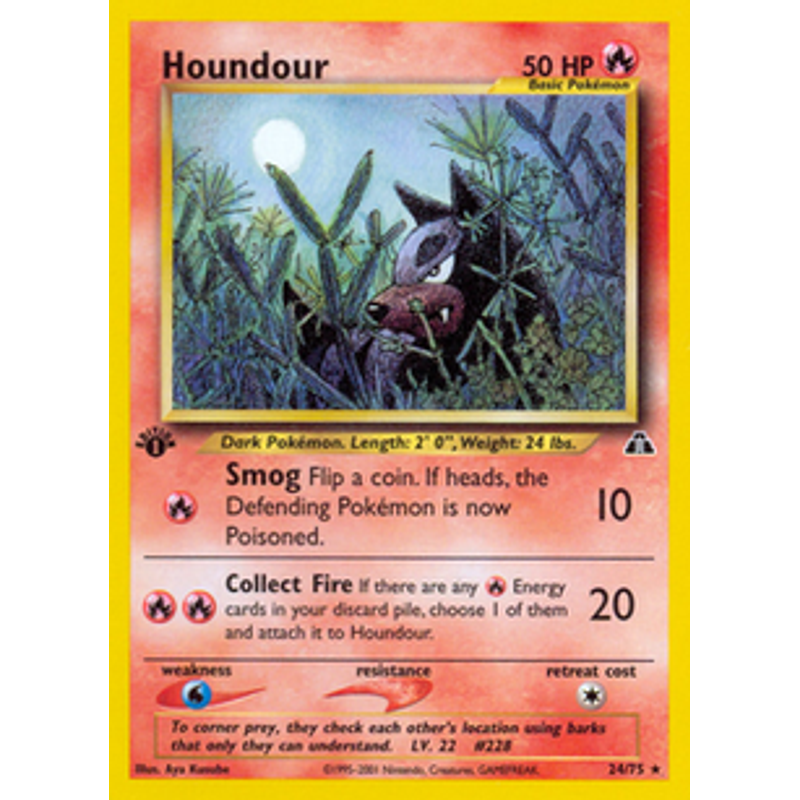Houndour (24) - Neo Discovery (1st edition)