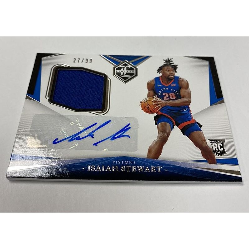 Isaiah Stewart - 2020 Panini Chronicles Limited Rookie Jersey Auto Checklist