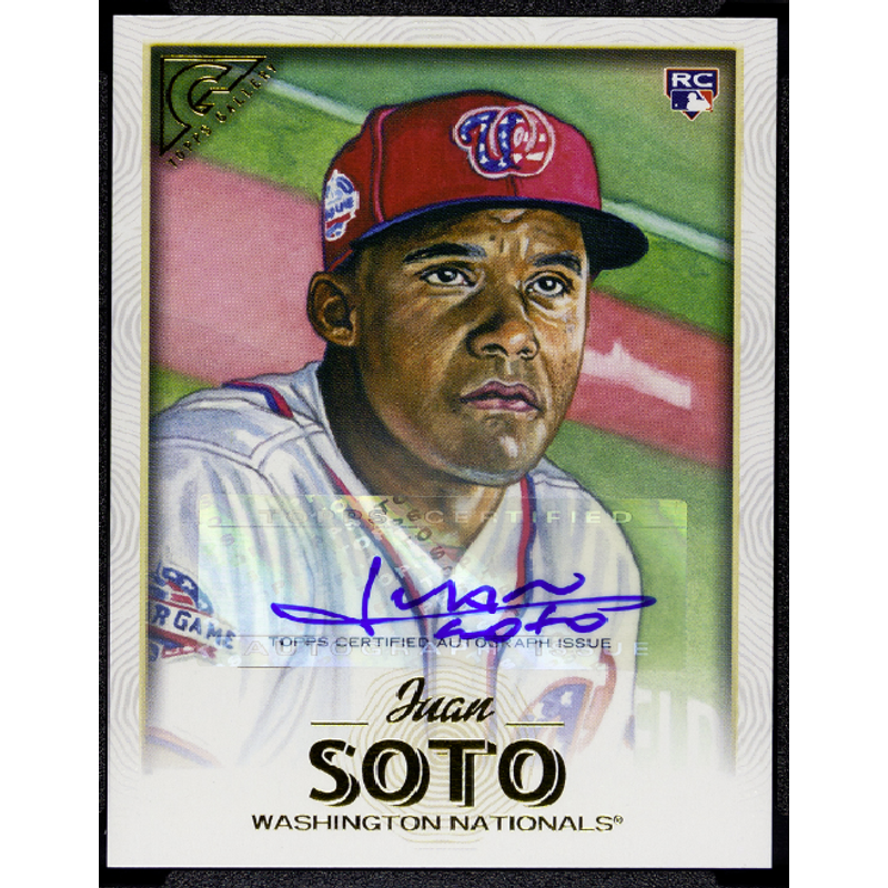 Juan Soto - 2018 Topps Gallery (Autographed)