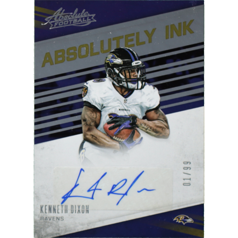 Kenneth Dixon - 2017 Panini Absolute Absolute Ink