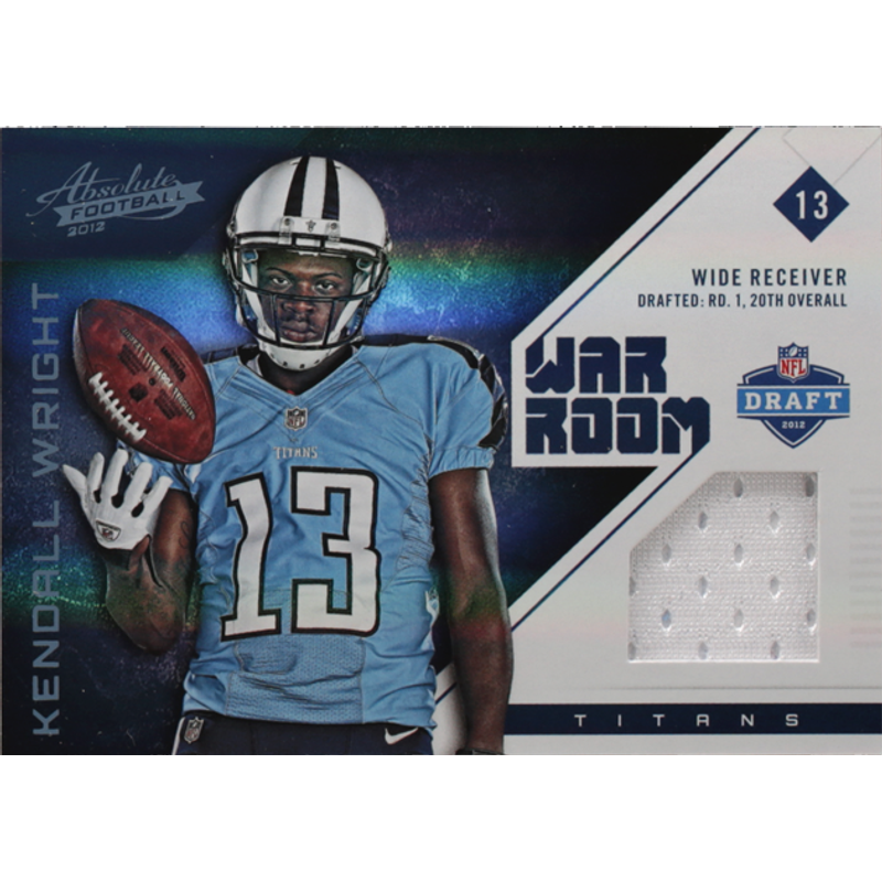 Kendall Wright - 2012 Panini Absolute War Room Materials