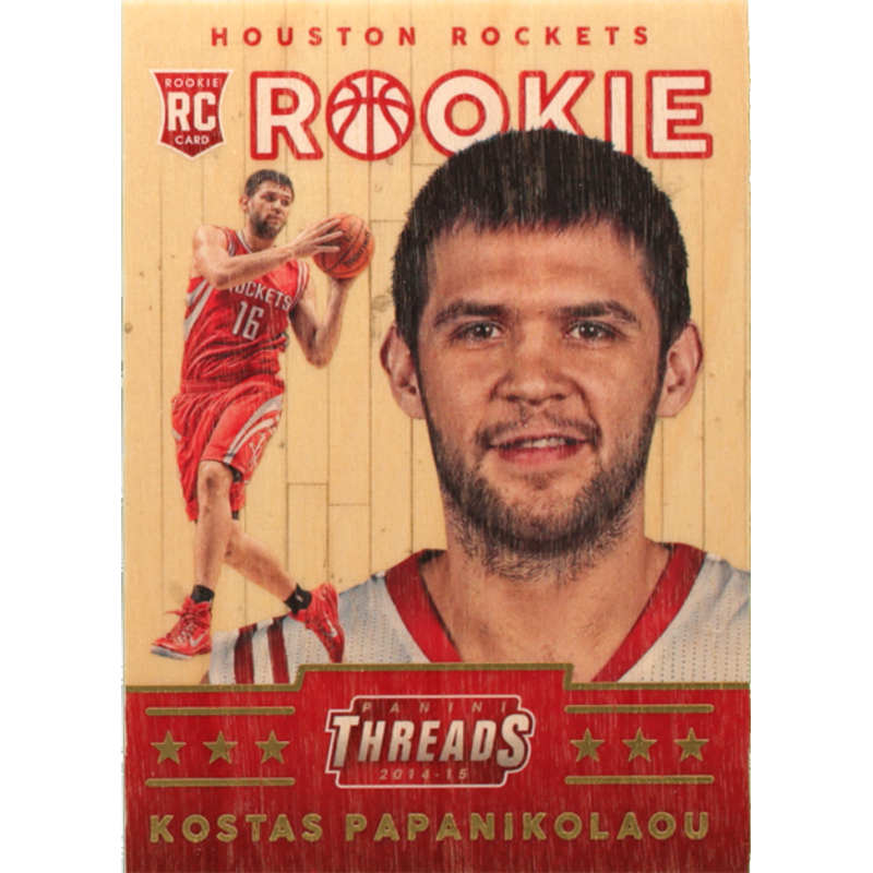 Kostas Papanikolaou - 2014-15 Panini Threads Wood Rookies