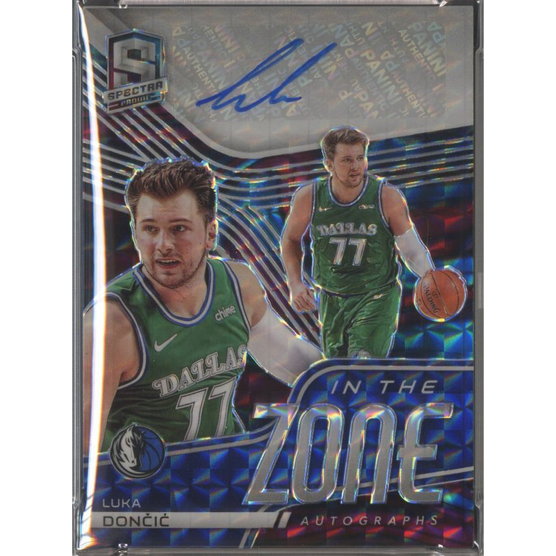 Luka Doncic - 2020 Panini Spectra (In the Zone - Autographs)