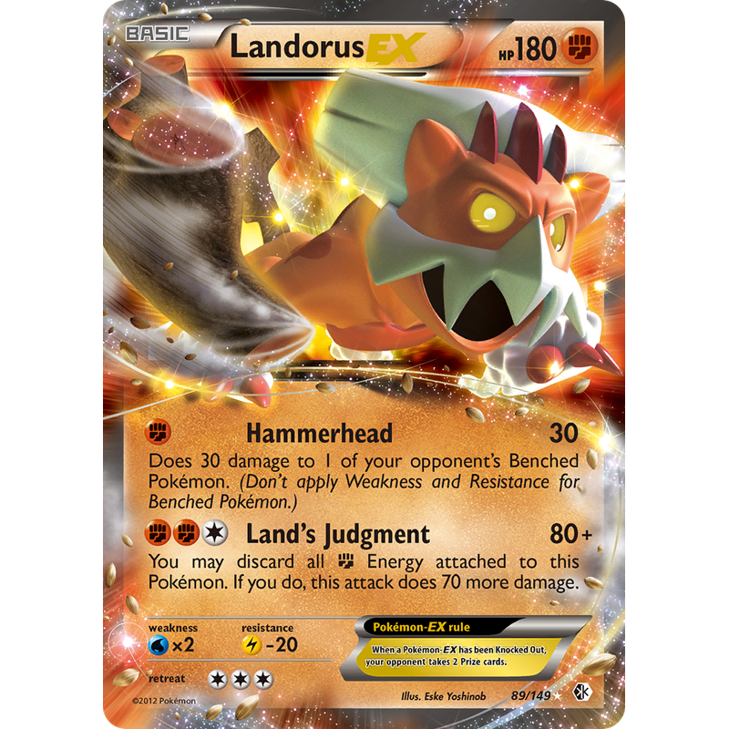 Landorus-EX - Boundaries Crossed