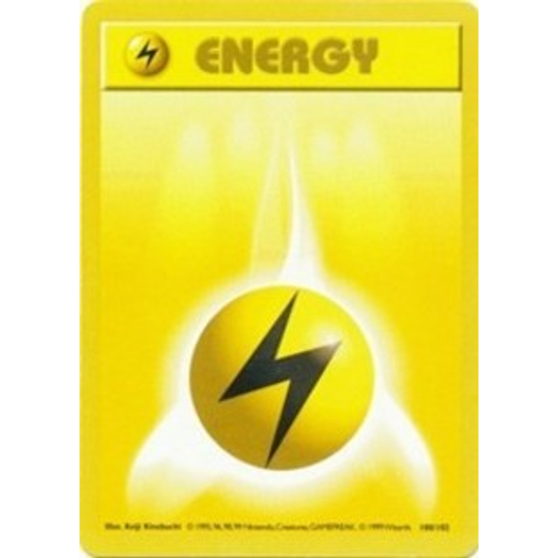 Lightning Energy - Base Set (Shadowless)