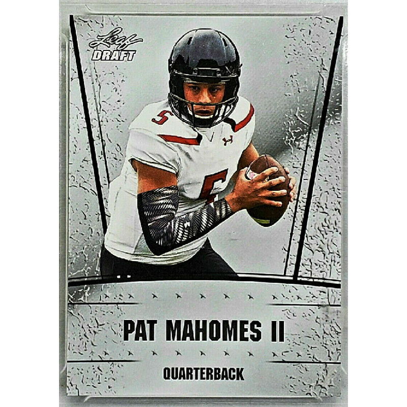 Pat Mahomes II - 2017 Leaf Special Release Draft Silver