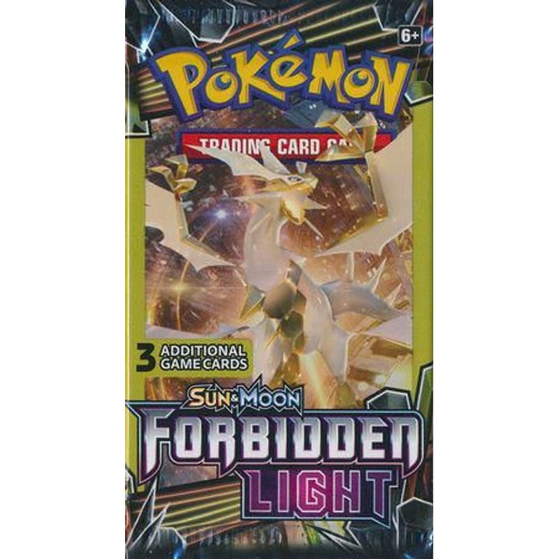 Pokemon Sun & Moon Forbidden Light 3 Cards booster Pack