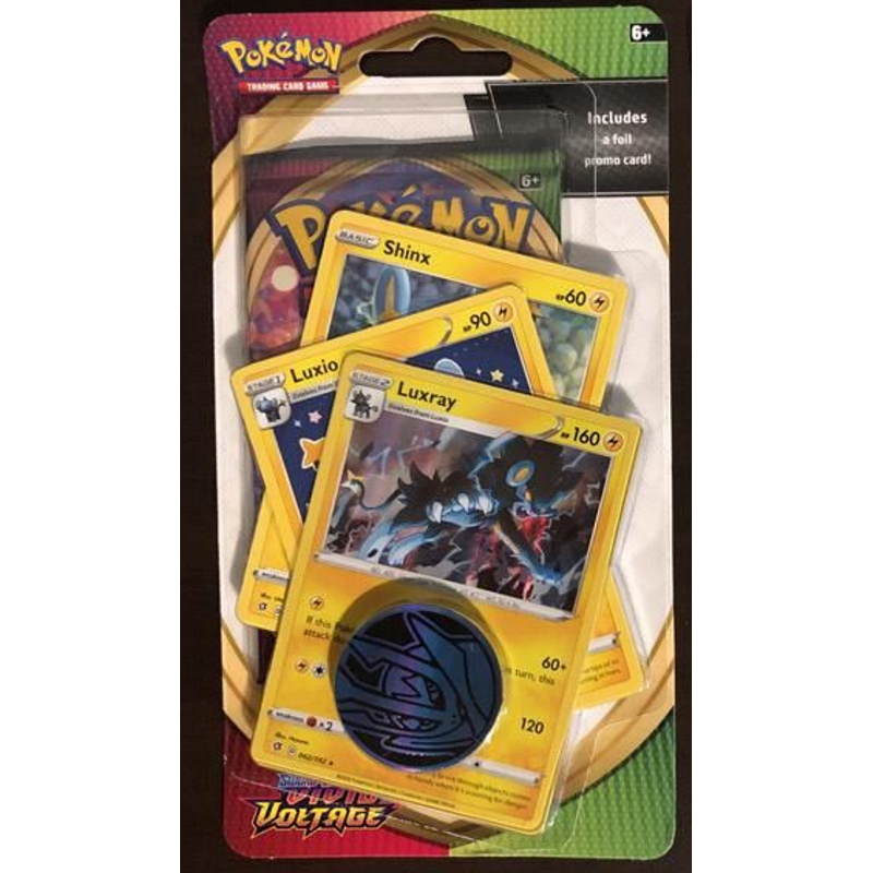 Pokemon Sword & Shield Booster Pack 3 Promo Cards [Luxray]