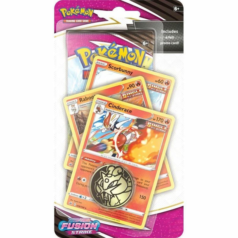 Pokemon Tcg Fusion Strike Single Pack Blister (Cinderace)