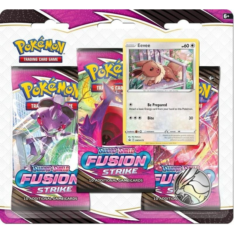 Pokemon Tcg Fusion Strike Triple Pack Blister (Eevee)