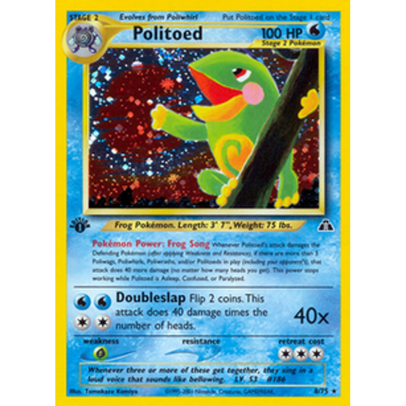Politoed (8) - Neo Discovery (1st edition)