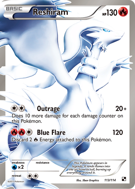 Reshiram - Black and White - Pokemon