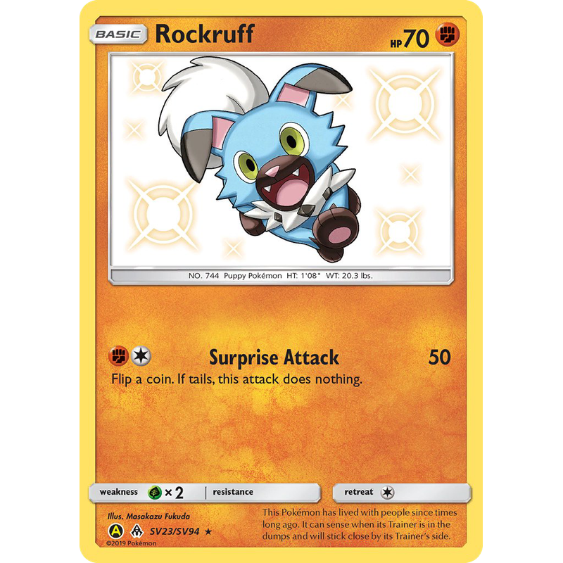 Verified Rockruff Shiny Vault Pokemon Cards Whatnot